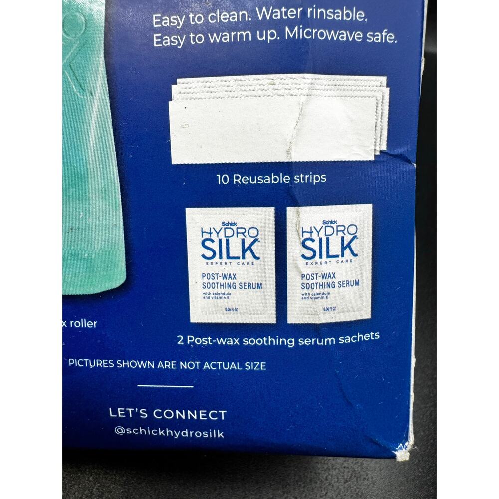 NWT Hydro Silk Sugar Wax Roller, 2 Serums, & 10 Reusable Strips - Picture 6 of 7